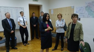 Prof. Biljana Juričić presenting the Laboratory for air traffic control.