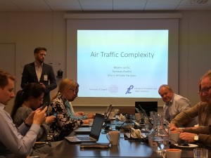 Tomislav Radišić gave a short presentation of the previous research and the issues regarding air traffic complexity and its impact on air traffic controller workload and airspace capacity.