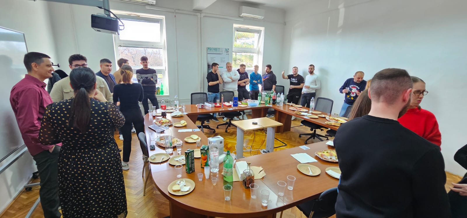 Christmas Gathering of Professors and Students at the Department