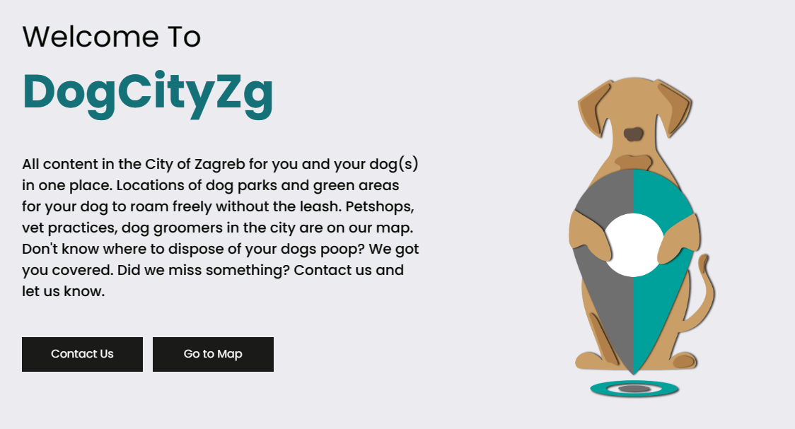 DogCityZg website based on open data is up and running